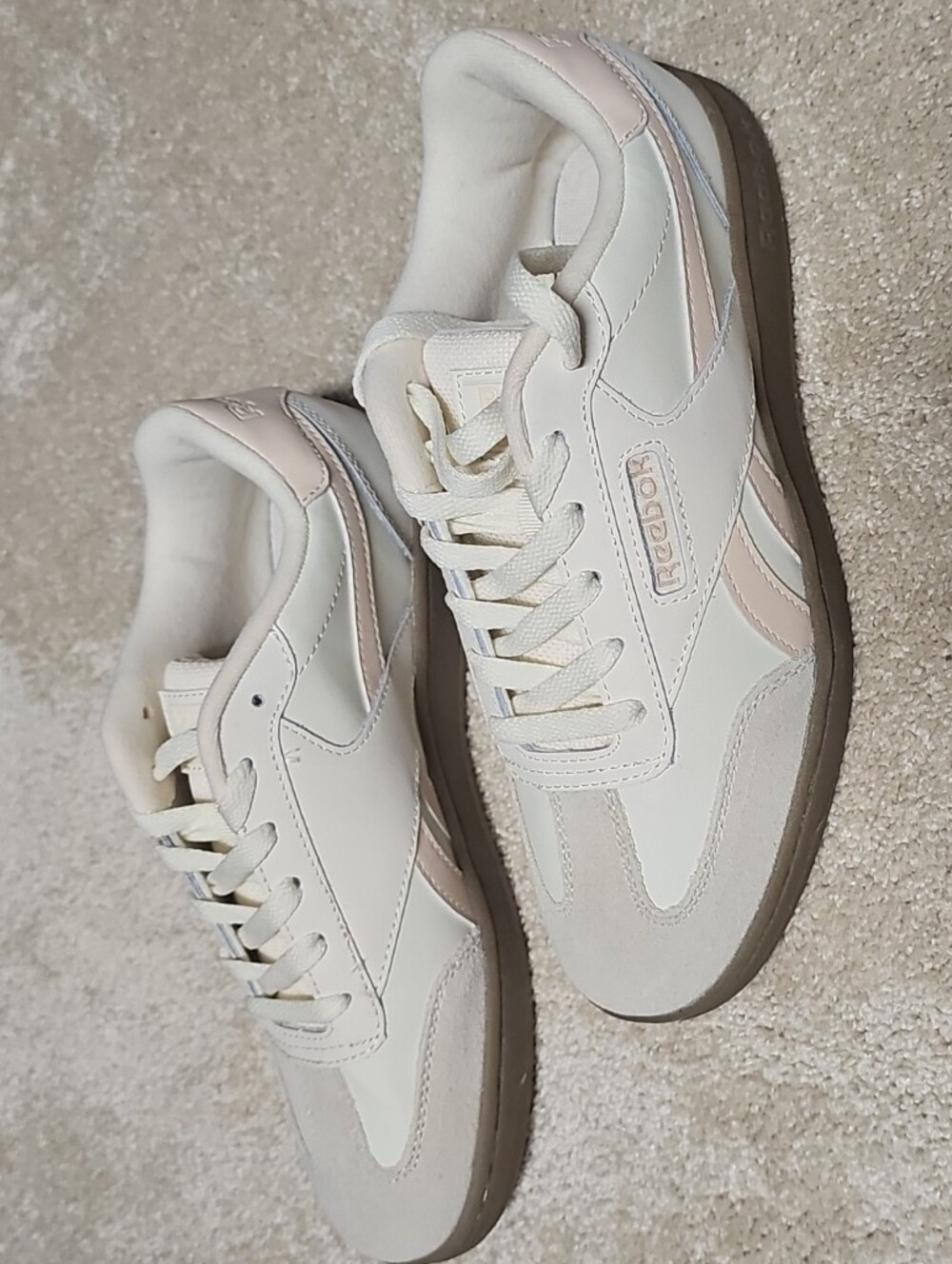 Reebok Women's Low-Top Sneakers - Cream & Light Pink
